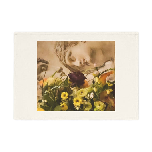 Renaissance Art and Flowers Tea Towel