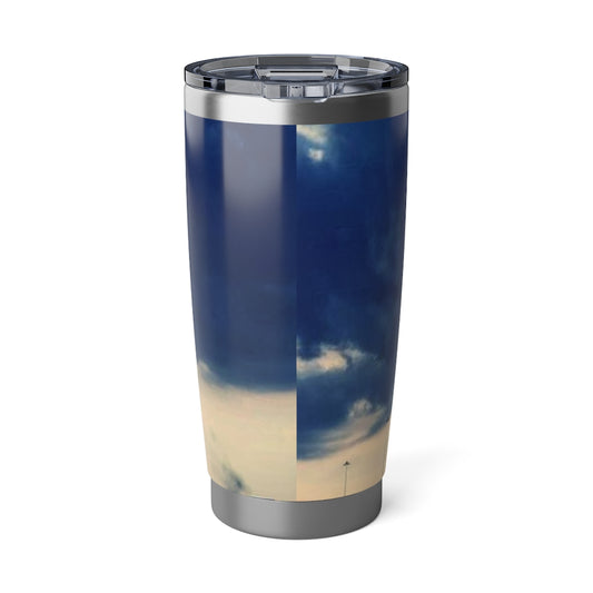 Blue Hues Heart Cloud Tumbler