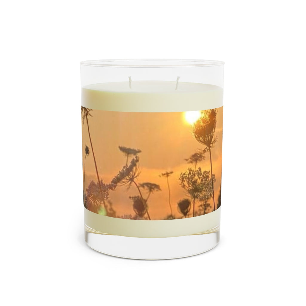 Mystic Flowers Scented Candle - Full Glass, 11oz
